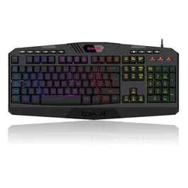 Redragon Harpe Pro Teclado Mecánico Gaming RGB Español España Negro
