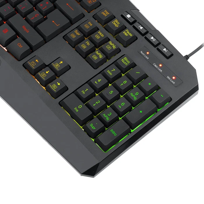 Redragon Harpe Pro Teclado Mecánico Gaming RGB Español España Negro