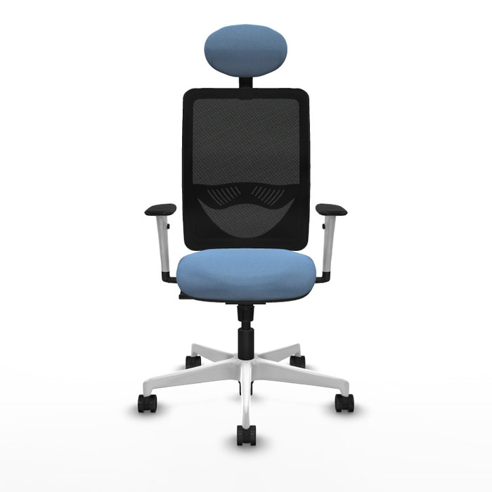 PIQUERAS Y CRESPO Silla de oficina Zulema Azul cielo y Negro PIQUERAS Y CRESPO Silla de oficina Zulema Azul cielo y Negro