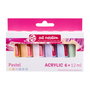 Talens Art Creation Set de pintura acrílica colores pastel 6 x 12 ml