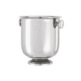 Sambonet Cubo Champé Elite - Cubo de Hielo y Champán de Orfebrería, 23 cm de Diámetro x 24.5 cm de Alto