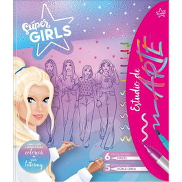 IMAGILAND Libro Super Girls Estudio De Arte