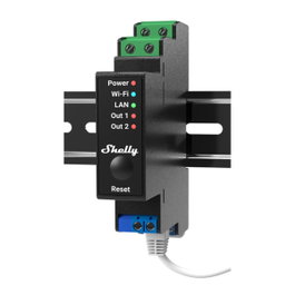 Shelly Pro 2PM Relé de estado sólido WLAN LAN 25A 2 Canales