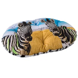 Ferplast Cama Relax 45 2 Felpado Zebra para Perros y Gatos