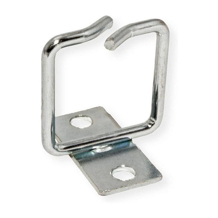 ROLINE 26.30.0015 Gancho de soporte para cableado de metal Plata