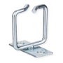 ROLINE 26.30.0015 Gancho de soporte para cableado de metal Plata