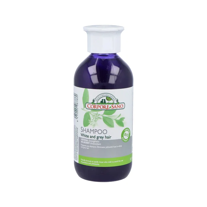 CORPORE SANO Champú Henna Blanco y Gris 300ml