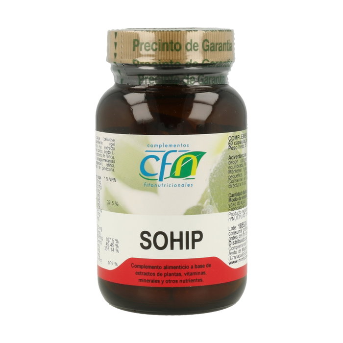 CFN SOHIP 60 cápsulas 835 mg Complemento nutricional Regulador de la presión arterial CFN SOHIP 60 cápsulas 835 mg Complemento nutricional Regulador de la presión arterial