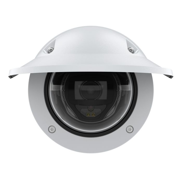 Axis Cámara IP Minidomo P3267-LVE 5MP 3-8mm IR40 WDR IK10 IP66 para Exteriores con Deep Learning y Lightfinder 2.0