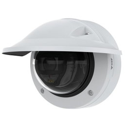 Axis Cámara IP Minidomo P3267-LVE 5MP 3-8mm IR40 WDR IK10 IP66 para Exteriores con Deep Learning y Lightfinder 2.0