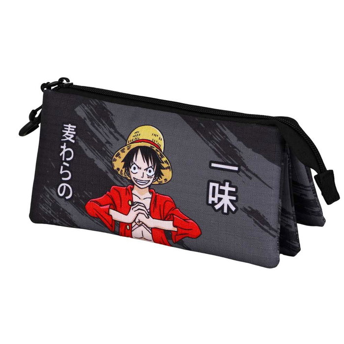 Karactermania One Piece Estuche Portatodo Triple Unique Negro Karactermania One Piece Estuche Portatodo Triple Unique Negro