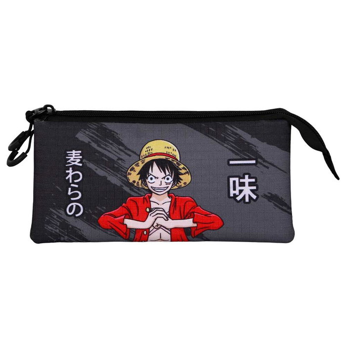 Karactermania One Piece Estuche Portatodo Triple Unique Negro Karactermania One Piece Estuche Portatodo Triple Unique Negro