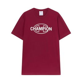 Camiseta de Manga Corta Hombre Champion Graphic Shop Rojo Oscuro L