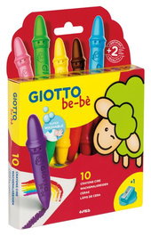Ceras Giotto Bebe C/10+Afilalapiz