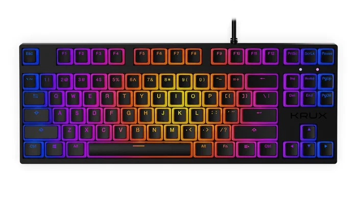 Krux Atax PRO RGB Pudding Outemu Black Negro Krux Atax PRO RGB Pudding Outemu Black Negro