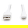 Digitus Cable USB 2.0 A - Lightning 1m MFI Blanco