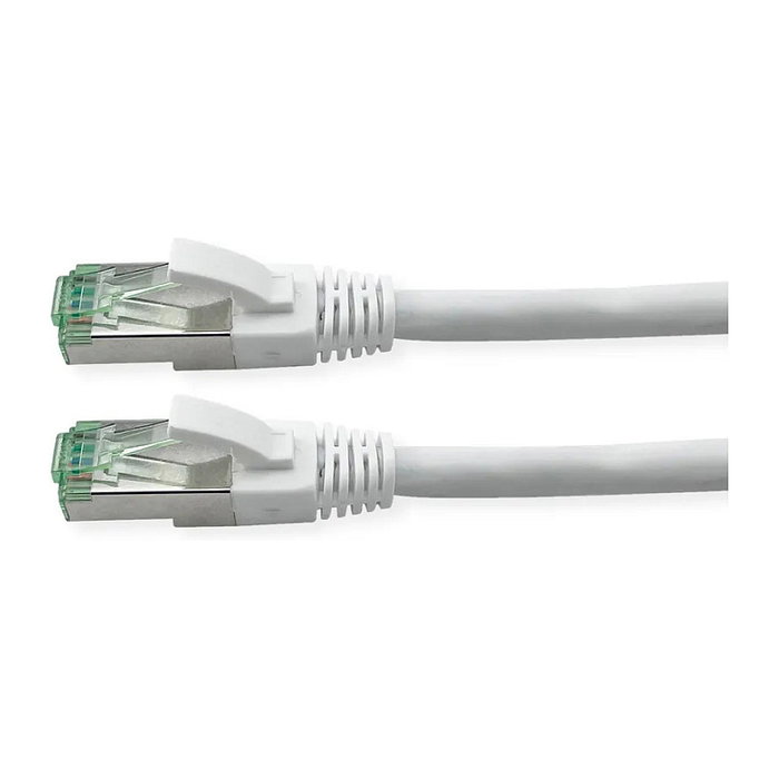 ROLINE Patchkabel Cat.6A S/FTP (PiMF) 1 m Blanco ROLINE Patchkabel Cat.6A S/FTP (PiMF) 1 m Blanco