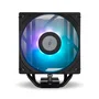NOX Hummer R-400 ARGB - Refrigerador de aire para CPU, 12 cm, 2200 RPM, 4 tubos de calor, Negro, Compatible con LGA 1200/1700/AM4/AM5