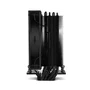 NOX Hummer R-400 ARGB - Refrigerador de aire para CPU, 12 cm, 2200 RPM, 4 tubos de calor, Negro, Compatible con LGA 1200/1700/AM4/AM5