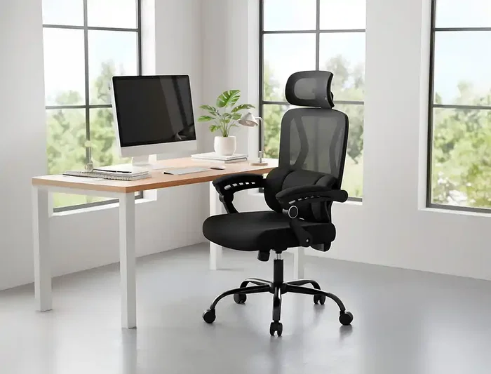 Q-connect Silla Direccion Reggio Malla Altura Max 1300 mm Profundidad 480 mm Ruedas Premium Color Negro