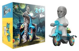 Super7 Universal Monsters Super Cycles The Mummy Gris claro con triciclo azul