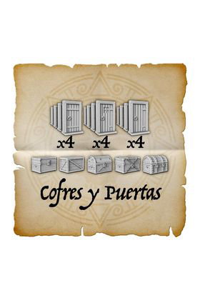 Draco Ideas S.L.U. Skull Tales: Puertas y Cofres Expansión