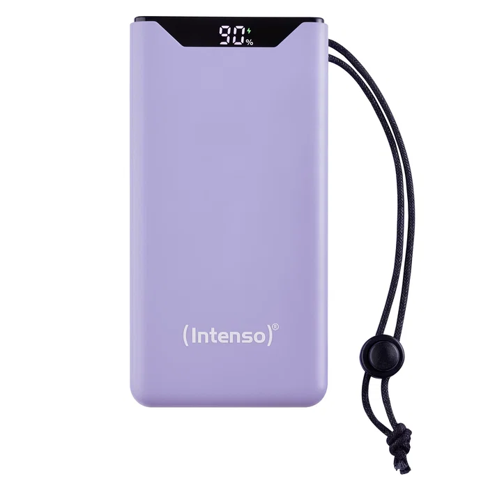 Intenso Power Bank 7332033 F10000 - Batería Externa 10000 mAh, Carga Rápida Power Delivery y Quick Charge 3.0, 20W, Color Púrpura/Lila