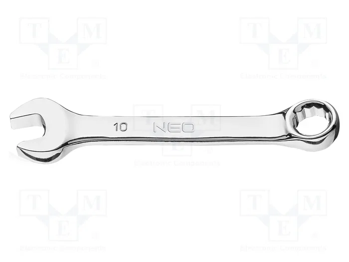NEO TOOLS Llave plana-estriada bilateral de 10mm NEO TOOLS Llave plana-estriada bilateral de 10mm