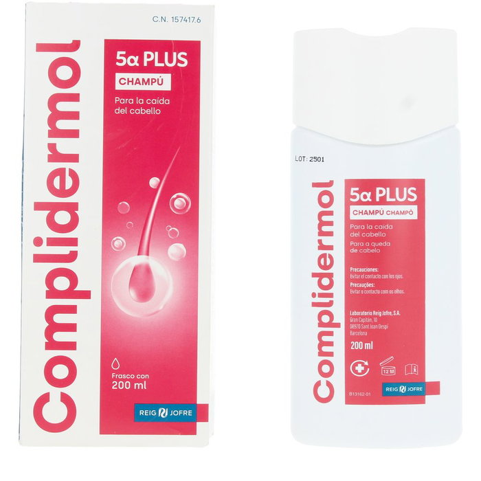 Complidermol 5 ALFA PLUS Champú Cuidado Cabello Fortalecedor y Saludable 200 ml