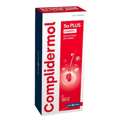 Complidermol 5 Alfa Plus Champú Anticaída 200 ml Complidermol 5 Alfa Plus Champú Anticaída 200 ml