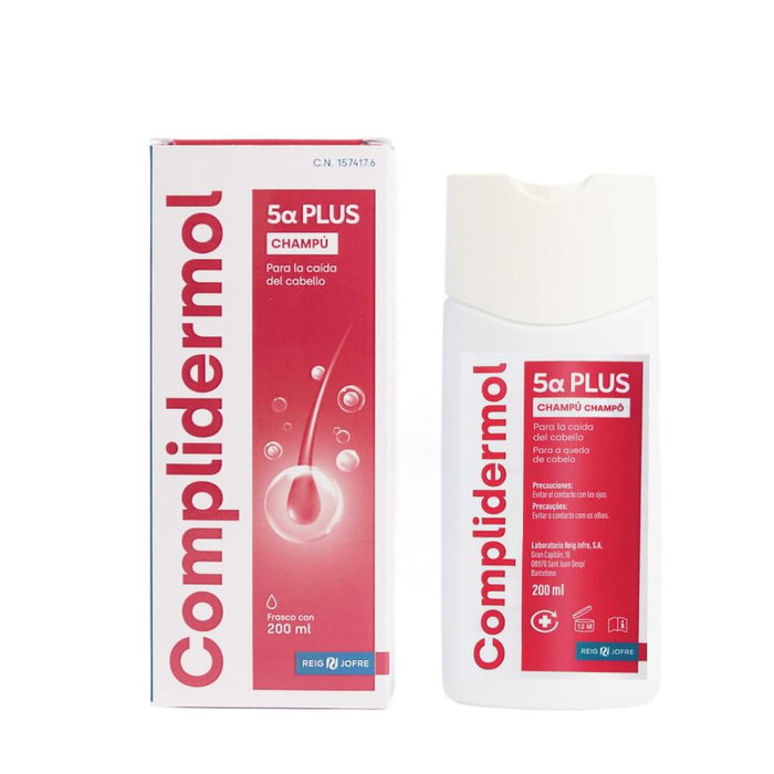 Complidermol 5 Alfa Plus Champú Anticaída 200 ml Complidermol 5 Alfa Plus Champú Anticaída 200 ml