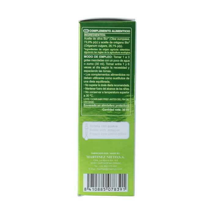 MARNYS Oregamar Bio Aceite de Orégano BIO 30ml MARNYS Oregamar Bio Aceite de Orégano BIO 30ml