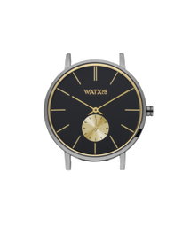 Watxandco WXCA1011 Reloj para Mujer Gris y Negro
