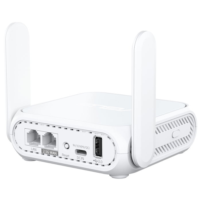 ASUS RT-BE58 Go 90IG09Q0-MO3C00 Router WiFi 6E Mesh Gaming & Work, 4 Antenas, Triple Banda