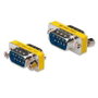 Digitus Mini Gender-Changer D-Sub9 Macho/Macho Plata