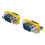 Digitus Mini Gender-Changer D-Sub9 Macho/Macho Plata