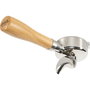 Gaggia Portafiltro con boquilla doble de acero inoxidable y madera de fresno