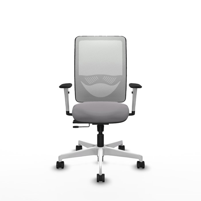 PIQUERAS Y CRESPO Silla de oficina Zulema Gris y Blanca