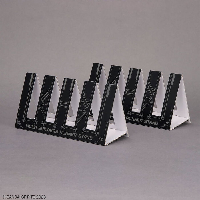 BANDAI HOBBY Soporte Organizador Runners Plegables para Modelismo Multi Builders - Accesorio para Maquetas de Plástico