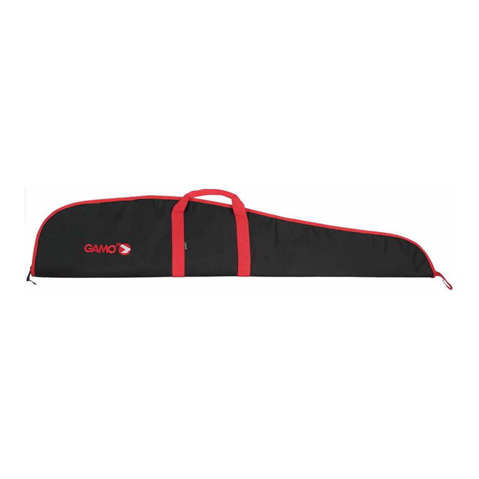 Gamo Funda Acolchada para Carabina con Visor, Correa Ajustable, 120 cm, Color Negra/Roja Gamo Funda Acolchada para Carabina con Visor, Correa Ajustable, 120 cm, Color Negra/Roja
