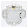 Intellinet 771917 Caja de Pared RJ45 Cat6a STP 10G 2 Puertos 500 MHz para Cableado Estructurado - Blanco
