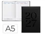 Liderpapel Agenda de oficina 2027 semana vista A5 bilingüe negro
