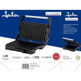 Plancha de Cocina JATA JEGR1124 Negro 1000 W