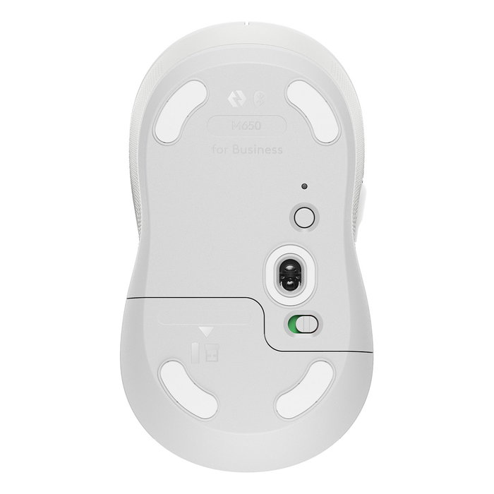 Logitech Signature M650 for Business Ratón Inalámbrico Blanco