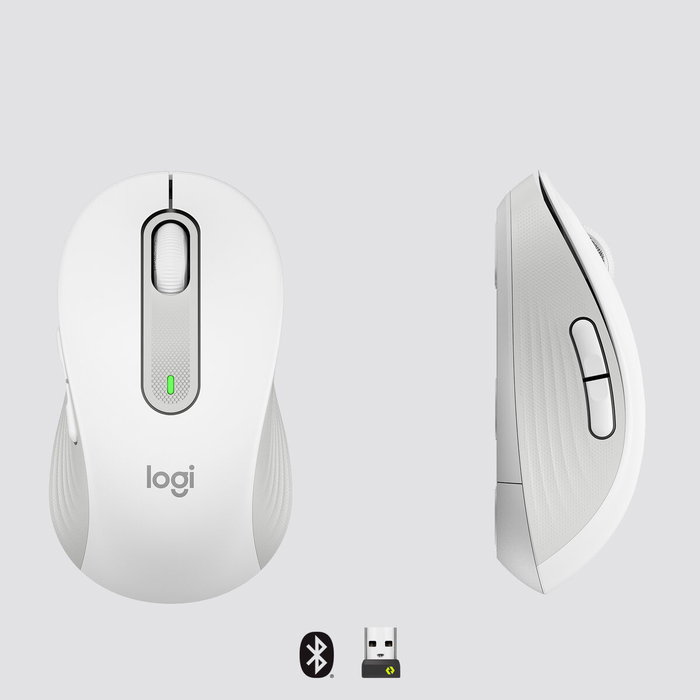 Logitech Signature M650 for Business Ratón Inalámbrico Blanco
