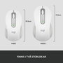 Logitech Signature M650 for Business Ratón Inalámbrico Blanco