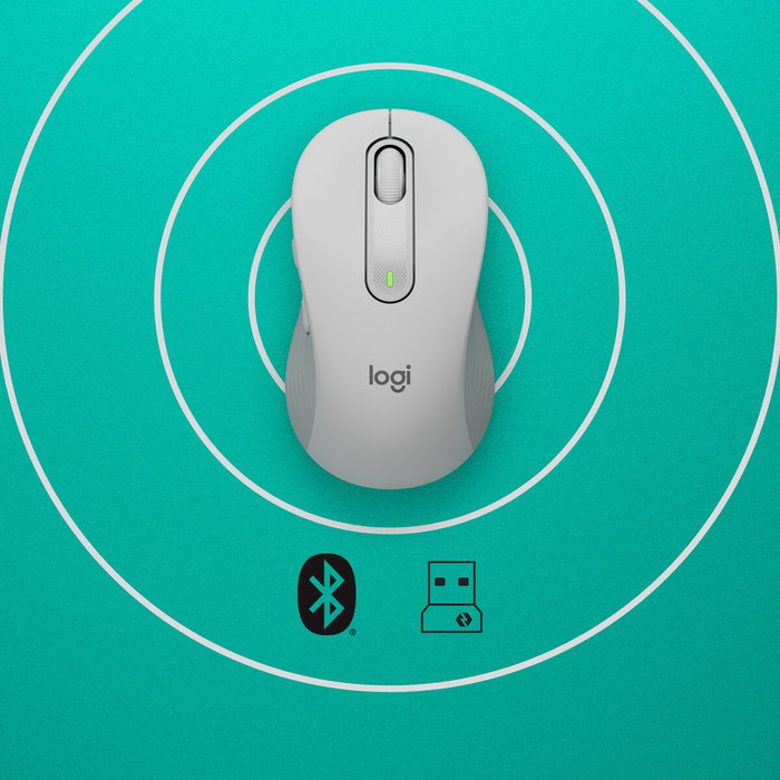 Logitech Signature M650 for Business Ratón Inalámbrico Blanco
