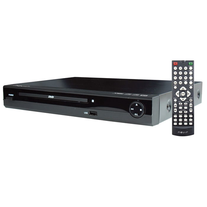 Nevir NVR-2331 Reproductor DVD Sobremesa con USB-R y HDMI, compatible DVD-RW, CD, MP3, JPEG y Dolby Digital Nevir NVR-2331 Reproductor DVD Sobremesa con USB-R y HDMI, compatible DVD-RW, CD, MP3, JPEG y Dolby Digital