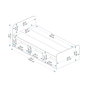 Hanah Home Somier Akser Blanco 91x71.5x193.6 cm