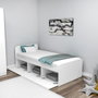 Hanah Home Somier Akser Blanco 91x71.5x193.6 cm